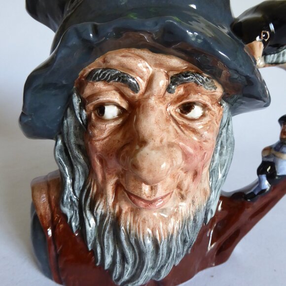 VINTAGE 1954 ROYAL DOULTON ENGLAND TOBY JUG RIP VAN WINKLE PORCELAIN PITCHER - Picture 2 of 14
